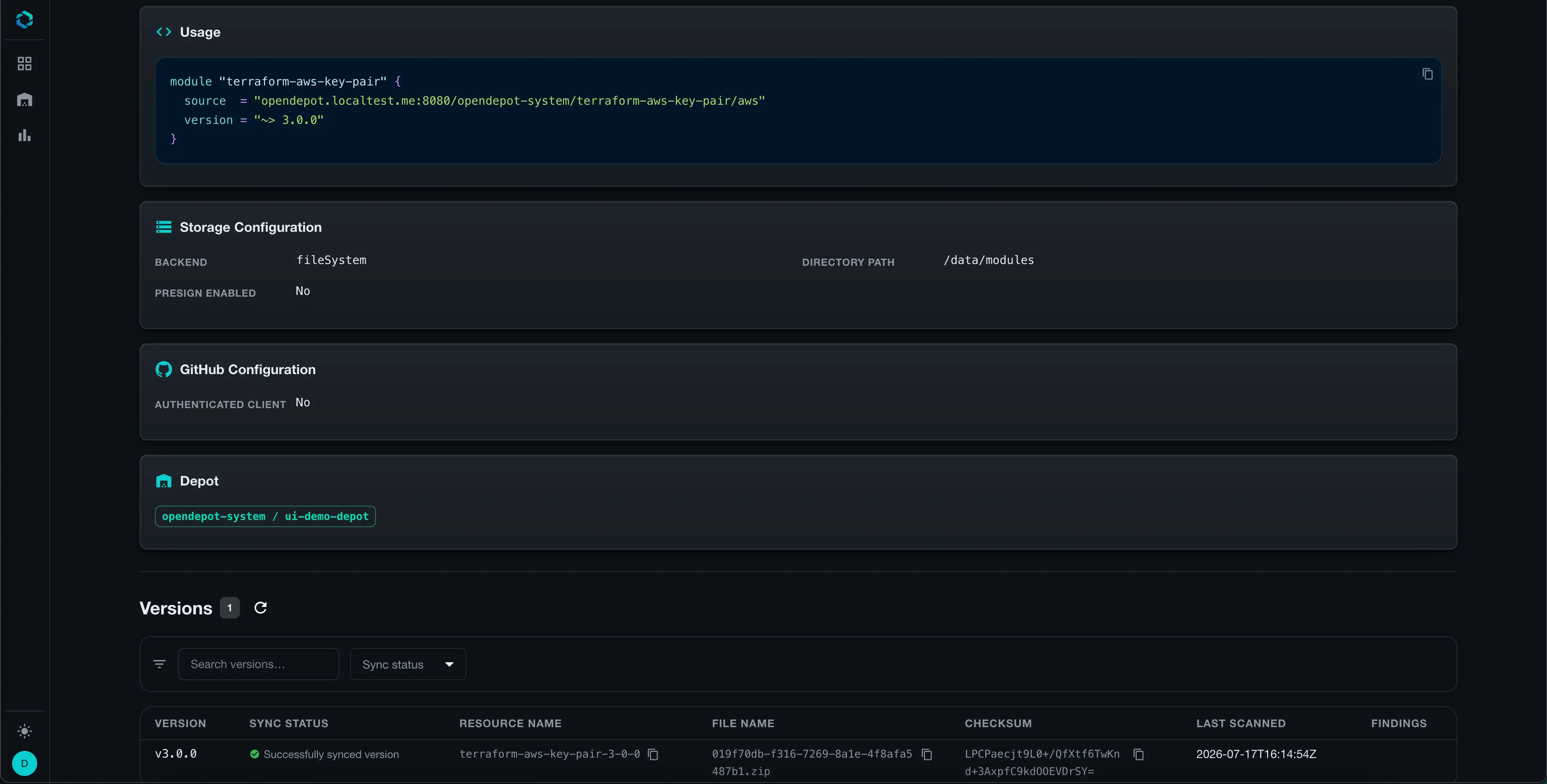 Registry Explorer Module Details